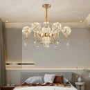 Modern Crystal Chandelier by Axyaa - Elegant Lighting for Living, Master & Dining Rooms