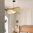 Axyaa French Vintage Potato Chip Fabric LED Pendant Chandelier