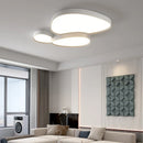 Axyaa Modern Round LED Ceiling Lamp Dimmable Lighting for Living Room Bedroom Study