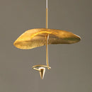 Axyaa Copper LED Chandelier - Modern Kitchen Living Room Art Decor Lighting Fixture
