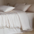 Axyaa Mulberry Silk Bedding Set Duvet Cover Flat Sheet Pillowcase Twin King Queen Size