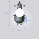 Axyaa LED Wall Lamp Iron Aluminum Body Warm White CCT 220V Modern Minimalist Style