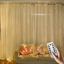 3M Axyaa LED Curtain String Lights with Remote Control - Perfect for Home Decoration