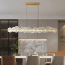 Axyaa Gold Aluminum Villa Chandelier for Indoor Lighting