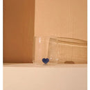 Axyaa Heart Inside Tumbler Mug, Lovely Glassware, Gift for Her