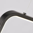 Axyaa Modern Dining Table & Bar Lamp: Minimalist Chandelier with Spotlights
