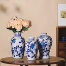 Axyaa Antique Chinese Style Ceramic Vase for Living Room Home Decor