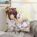 Axyaa Kawaii Cushion Cover 45 × 45: Decorative Pillowcase for Home, Car, Bed - 50x50 Size
