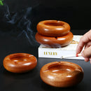 Axyaa Solid Wood Large Cigar Ashtray - Creative Hotel & Restaurant Decor