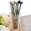 Axyaa Stainless Steel Straw Spoon Set - Reusable Metal With Brush for Drinking