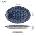 Axyaa High-end Ceramic Steak Plates - Set of European Style Creative Tableware