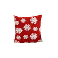 Axyaa Christmas Theme Embroidered Pillow Cover 45x45cm - Home Sofa Decoration