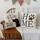 Axyaa Puppy Pattern Printing Pillowcase for Home Decor