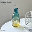 Axyaa Retro Art Glass Flower Vase for Living Room Decor
