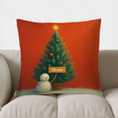 Axyaa Snowman Merry Christmas Pillow Cover for Sofa Bedroom Car