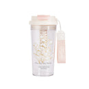 Axyaa Double Drink Plastic Water Bottle with Tea Filter, BPA-free, Leak-proof, 600ML
