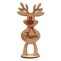 Personalized Axyaa Reindeer & Snowman Ornaments for Festive Family Table Setting & Gifts