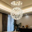 Axyaa Flower Ball Chandelier with GU10 LED Lights