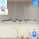 Axyaa Smart Home LED Chandelier for Living Dining Room - Modern Hanging Fixture