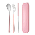 Axyaa Stainless Steel Tableware Set - Knife Fork Spoon Flatware Boxecc