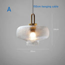 Axyaa Modern Glass Pendant Lamp for Living Room Restaurant Bar Decor
