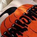 Axyaa Halloween Cartoon Embroidery Cushion Cover for Home Sofa Decor, 45x45 Square Pillowcase