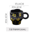 Axyaa Halloween Hand Holding Cute American Ceramic Mug