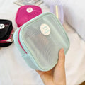 Axyaa Mesh Cosmetic Bag in Dopamine for Makeup and Toiletry Storage