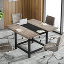 Axyaa Farmhouse Square Dining Table: 4-Person Wooden Kitchen Table
