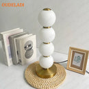 Axyaa Modern Glass Table Lamps for Home Decor and Lighting
