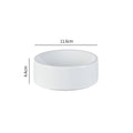 Axyaa Ceramic Cylindrical Dessert Sushi Plate Set for Molecular Cuisine Tableware