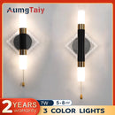 Axyaa LED Acrylic Bubble Wall Lights Living Room Bedroom Decor Wall Sconces