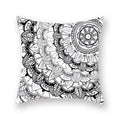 Axyaa Exotic Mandala Pattern Decorative Cushion Cover for Sofa Car Home