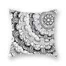 Axyaa Exotic Mandala Pattern Decorative Cushion Cover for Sofa Car Home