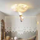 Axya Rocket Astronaut Cloud LED Ceiling Light for Kids Bedroom & Study