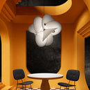 Axya Fabric Lamp: Creative Chandelier for Living Room, Restaurant, and Clothing Store