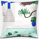 Axyaa Santorini Series Pattern Pillowcase Square Cushion Cover Home Sofa Decor