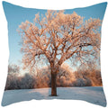 Axyaa Natural Scenery Flowers Cushion Cover Pillowcase Decor for Home Sofa