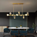 Axyaa Crystal Chandelier Pendant Light for Living Room, Dining Room, and Ceiling - Indoor Luxury Lighting