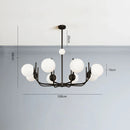 Axyaa Minimalist Molecular LED Pendant Light Circular Hanging Lamp