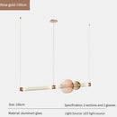 Axyaa Light Luxury Restaurant Bar Counter Glass Pendant Lights.