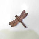 Axyaa Wooden Dragonfly Insect Pendant Creative Magnet Decor Ornament