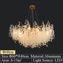 Luxury French Crystal Pendant Lights for Bedroom and Living Room by Axyaa