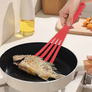 Axyaa Silicone Fish Drain Shovel: Non-Stick, High-Temp Resistant Kitchen Utensil