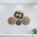 Axyaa Nordic Rattan Wall Plate Decor - INS Style Wall Decoration