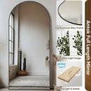 Axyaa 26"x68" Oversized Full Body Floor Mirror with Stand