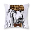 Axyaa Cartoon Dog Cushion Cover - Decorative Pillowcase for Home and Car - 45*45cm