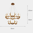 Axyaa Modern Light Luxury LED Chandelier for Living Room Décor