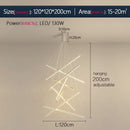 Axyaa Minimalist Long Strip LED Pendant Light for Home Living Room, Dining Room & Bar