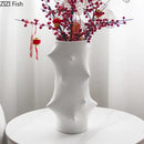 Axyaa Abstract Spike Vase Pot Set Aesthetic Room Decor Crafts Floral Arrangement